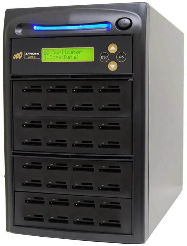 Main image of Acumen Disc 1:31 SD 3.0 Elite Duplicator & DOD Eraser - 6GB/Min AD31-SDC100 | Standalone Secure Digital & MicroSD TF SDHC SDXC Micro Flash Drive Memory Card Cloner - Sanitizer & Copy at 100MB/Sec