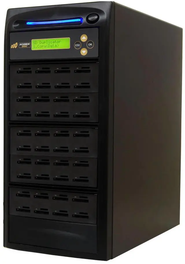 Main image of Acumen Disc 1:39 SD 3.0 Elite Duplicator & DOD Eraser - 6GB/Min AD39-SDC100 | Standalone Secure Digital & MicroSD TF SDHC SDXC Micro Flash Drive Memory Card Cloner - Sanitizer & Copy at 100MB/Sec