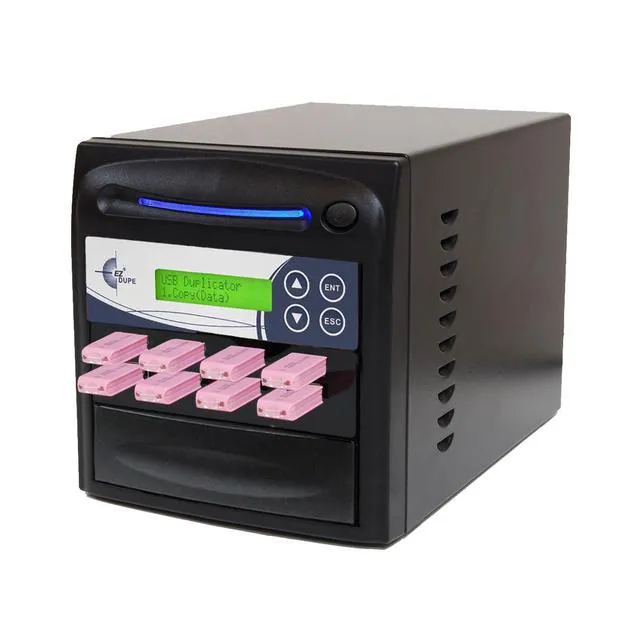 Alt view image 2 of 3 - EZ DUPE 1 to 7 USB 3.0/3.1 Duplicator & DOD Eraser - 6GB/Min U07-SSPX100 | Standalone Copier & Sanitizer - Multiple Type-A USB Flash Media Thumb Drive -Storage Cloner at Copy Speed up to 100MB/Sec