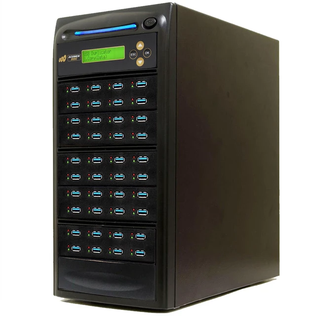 Main image of EZ DUPE 1 to 39 USB 3.0/3.1 Duplicator & DOD Eraser - 6GB/Min U39-SSPX100 | Standalone Copier & Sanitizer - Multiple Type-A USB Flash Media Thumb Drive -Storage Cloner at Copy Speed up to 100MB/Sec