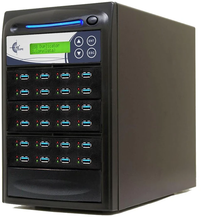 Main image of EZ DUPE 1 to 23 USB Pantera 3.0 Duplicator & DOD Eraser - 9GB/Min U23-SSPX150 | Standalone Copier & Sanitize - Multiple Type-A USB Flash Media Thumb Drive -Storage Cloner at Copy Speed up to 150MB/sec