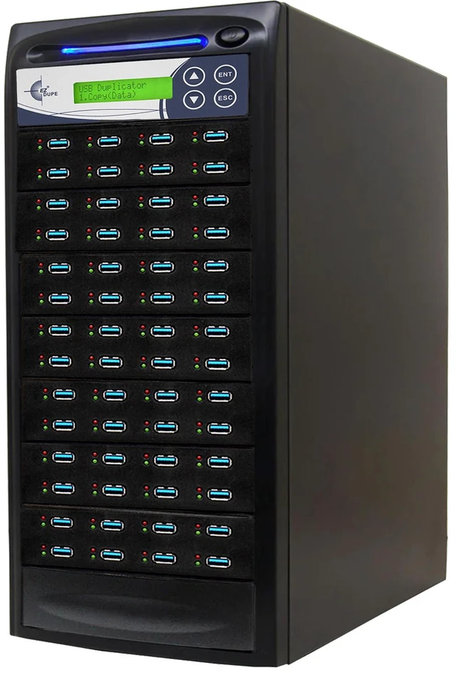 Main image of EZ DUPE 1 to 55 USB Pantera 3.0 Duplicator & DOD Eraser - 9GB/Min U55-SSPX150 | Standalone Copier & Sanitize - Multiple Type-A USB Flash Media Thumb Drive -Storage Cloner at Copy Speed up to 150MB/sec