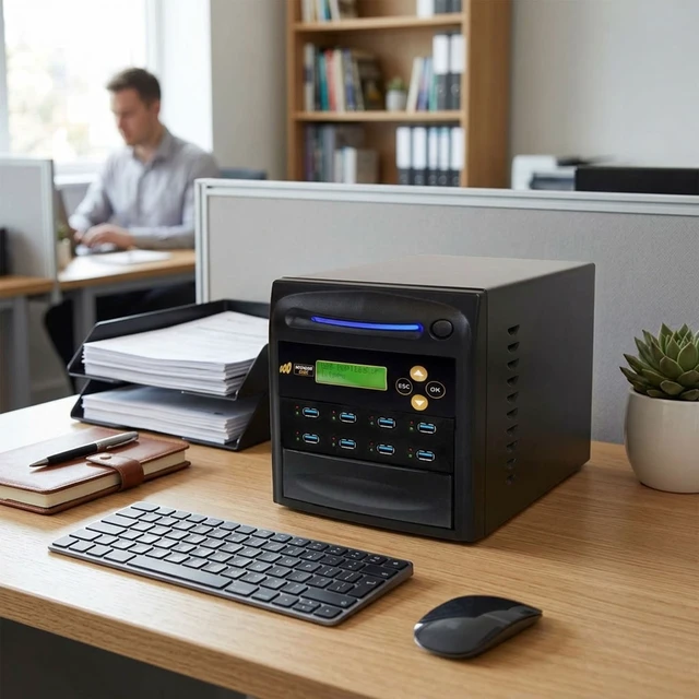Alt view image 6 of 6 - 1 to 7 USB 3.1/3.2 Duplicator & Eraser - 9GB/Min AD07-USB150 | Standalone Type-A Flash Memory Card Copier & DoD Sanitizer - Clone Copy 2.0/3.0/3.1 Key Dongle/Thumb Drive Media at 150MB/sec
