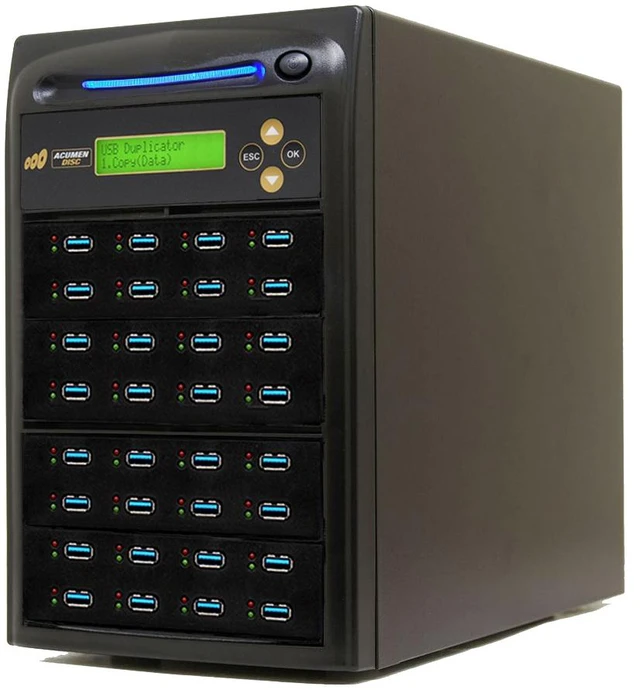 Main image of 1 to 31 USB 3.1/3.2 Duplicator & Eraser - 9GB/Min AD31-USB150 | Standalone Type-A Flash Memory Card Copier & DoD Sanitizer - Clone Copy 2.0/3.0/3.1 Key Dongle/Thumb Drive Media at 150MB/sec