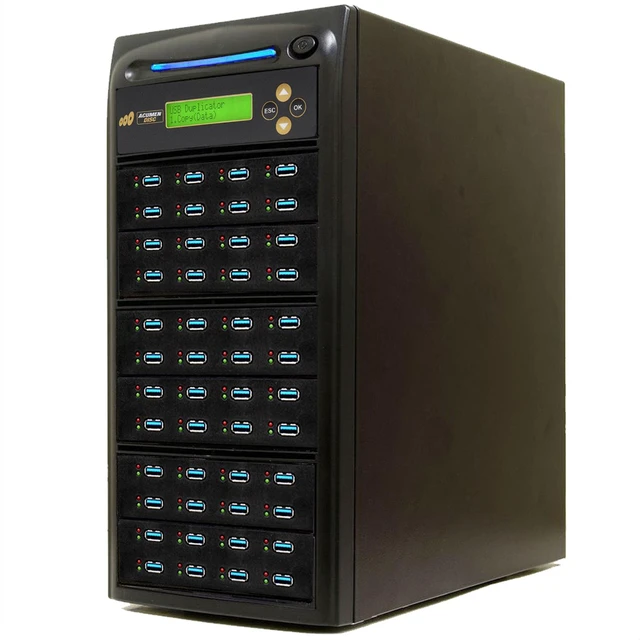 Main image of Acumen Disc 1 to 47 USB 3.1/3.2 Duplicator & Eraser - 9GB/Min AD47-USB150 | Standalone Type-A Flash Memory Card Copier & DoD Sanitizer - Clone Copy 2.0/3.0/3.1 Key Dongle/Thumb Drive Media 150MB/sec