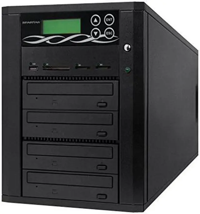 Main image of Spartan Media Mirror Flash Memory & Disc to Disc Duplicator with 1-3 DVD/CD Burners (with Memory Stick (MS), CompactFlash (CF), Secure Digital (SD), USB Slots) M903-SSP