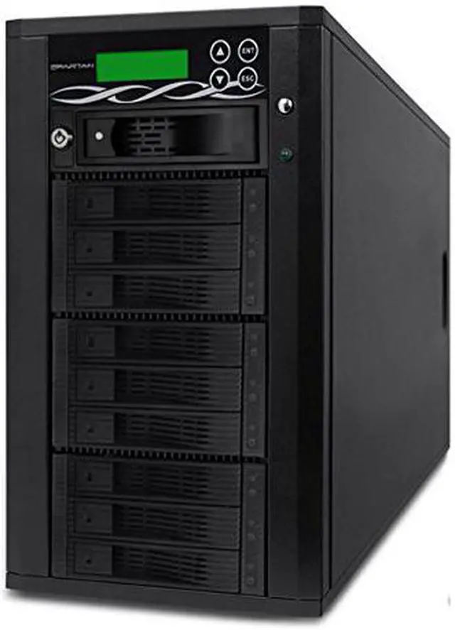 Main image of Spartan 1 to 9 Target High Performance 3.5" / 2.5" SATA Hard Disk Drive HDD and Solid State SSD 100MBps Memory Multiple Copy Standalone Duplicator H09HSHEB