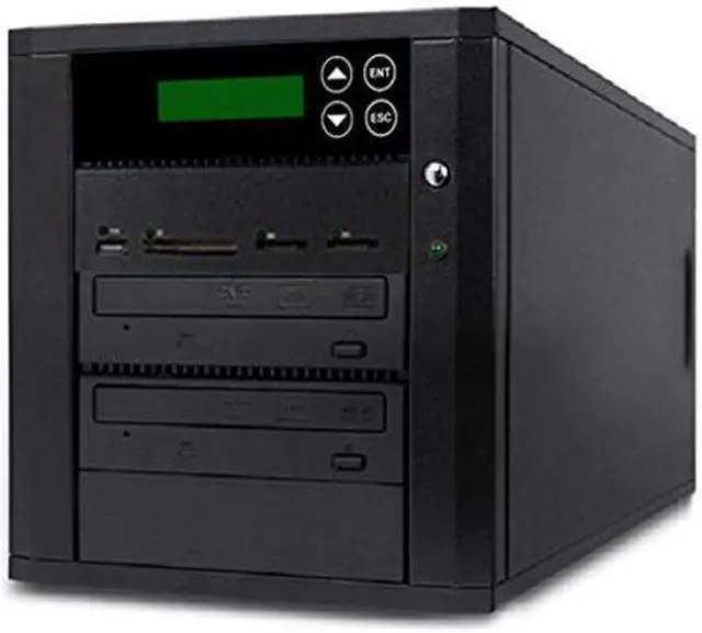 Main image of Acumen Disc Flash Memory Drive to Media Disc Duplicator with 1-1 Target DVD/CD Burners (with Memory Stick (MS), CompactFlash (CF), Secure Digital (SD), & USB Slots) - DV-901-SSP