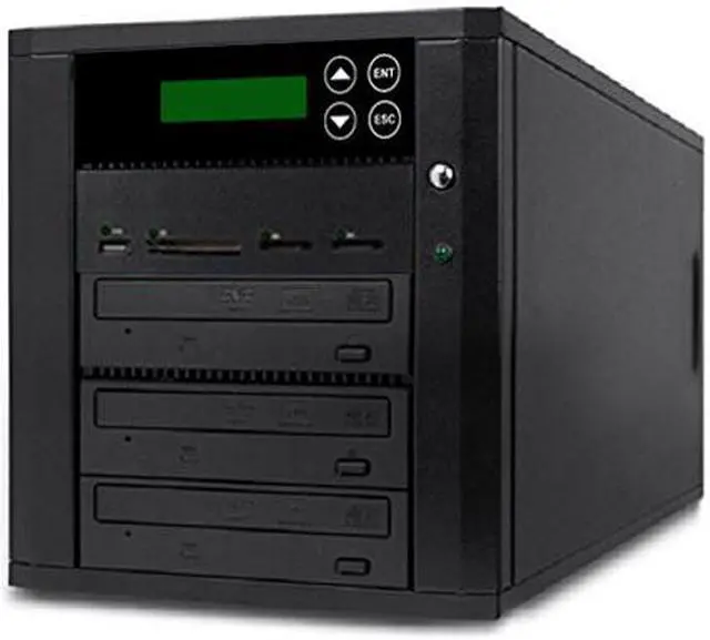 Main image of Acumen Disc Flash Memory Drive to Media Disc Duplicator with 1 to 2 Target DVD/CD Burners (with Memory Stick (MS), CompactFlash (CF), Secure Digital (SD), & USB Slots) - DV-902-SSP