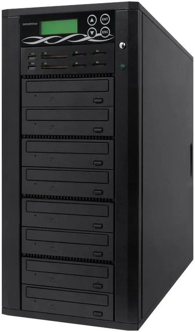 Main image of EZ Dupe Media Mirror Plus Flash Memory & Disc to Memory/Disc Duplicator with 1-7 DVD/CD Burners (with Memory Stick (MS), CompactFlash (CF), Secure Digital (SD), USB Slots) M1007-SSP