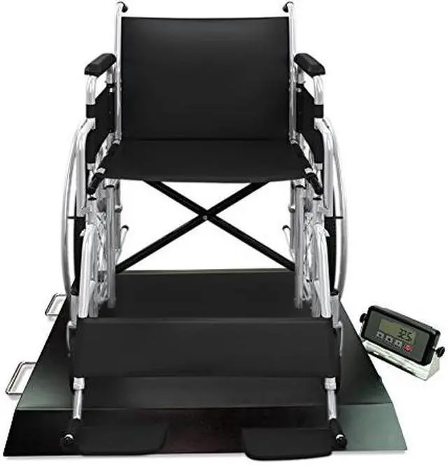 Alt view image 3 of 7 - Angel POS NEW Digital Floor Wheelchair Scale Platform Medical Electronic