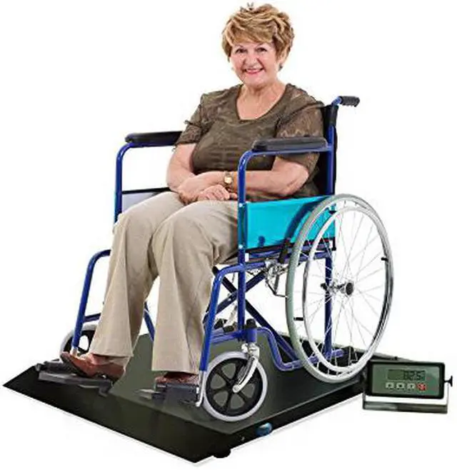 Main image of Angel POS NEW Digital Floor Wheelchair Scale Platform Medical Electronic