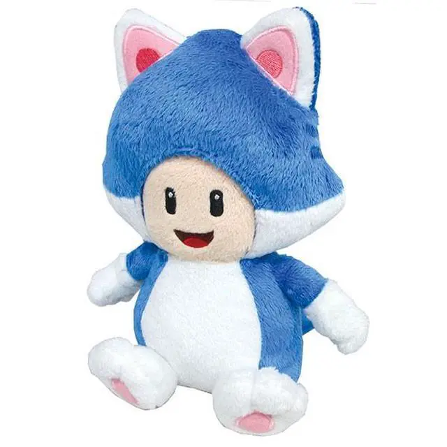 Alt view image 2 of 2 - Super Mario Bros. Cat Toad 8-Inch Plush