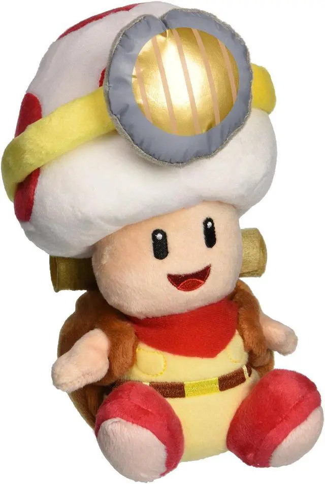 Alt view image 3 of 7 - Plush - Nintendo - Super Mario Captain Toad Sitting 7" Soft Doll 1408