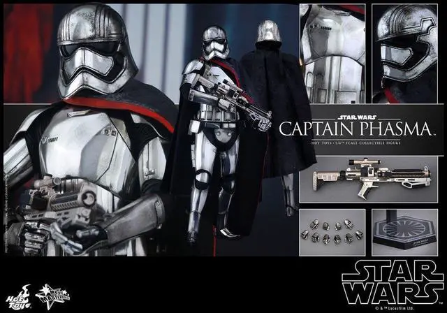 Alt view image 3 of 10 - Star Wars Captain Phasma 1:6 Scale Collectible Figure
