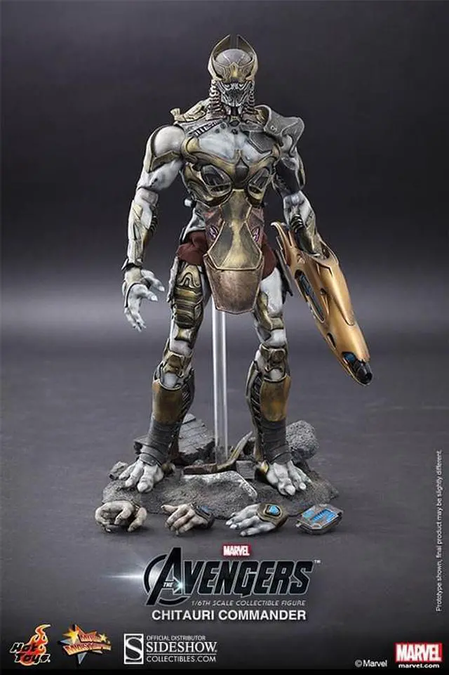 Alt view image 11 of 17 - Marvel's Avengers 1:6 Hot Toys Collectible Figure:  Chitauri Commander