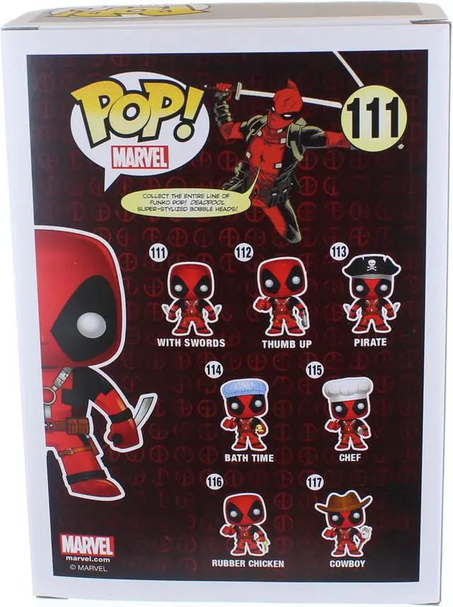 Alt view image 4 of 11 - Deadpool Funko POP Vinyl Figure: Deadpool with Two Swords