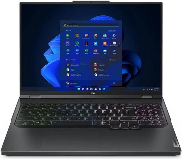 Alt view image 7 of 7 - Lenovo Legion Pro 5i Gen 8 Gaming Laptop 16.0" 165 Hz IPS WQXGA (Intel i7-13700HX, GeForce RTX 4070 8GB GDDR6, 64GB DDR5, 1TB PCIe SSD, Per Key RGB KYB, WiFi 6E, Win 11 Pro)