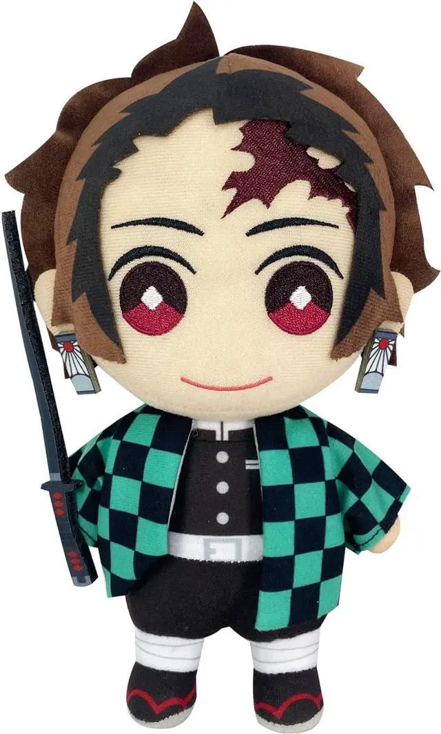 Alt view image 2 of 2 - Demon Slayer Tanjiro Kamado 8 Inch Plush Figure
