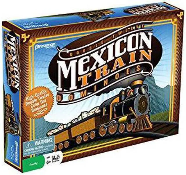 Main image of Games - Pressman Toy - Dominoes: MexicanTrain Dominoes New 3928-06