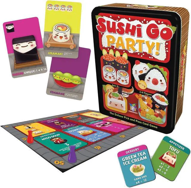 Alt view image 15 of 17 - Sushi Go Party Game by Ceaco