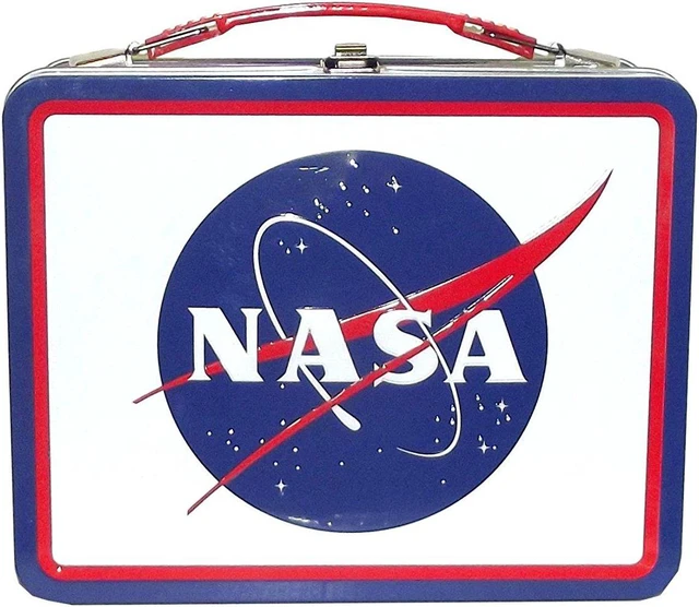 Alt view image 2 of 3 - aquarius nasa logo tin fun box