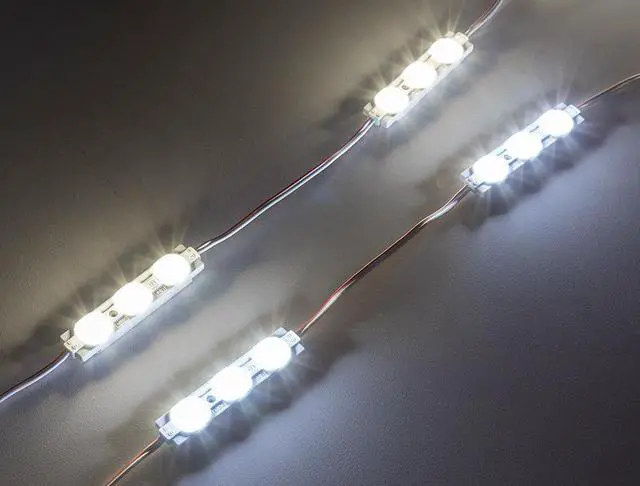 Alt view image 6 of 7 - Single Color LED Modules - Linear Module w/ 3 SMD LEDs - 185 Lumens/Module - Cool White - 100 Pack
