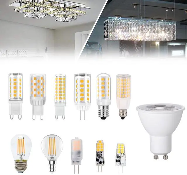 Alt view image 2 of 2 - 6 Pack Led E12 2.6w 3000k Warm White Led Bulbs Ceiling Light Ac110-130v