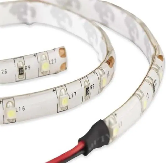 Alt view image 5 of 7 - 16.4ft (5m) RED Flexible LED Strip Lights - 3528 SMD 300LEDs 12V LED Light Strip - Waterproof IP-65
