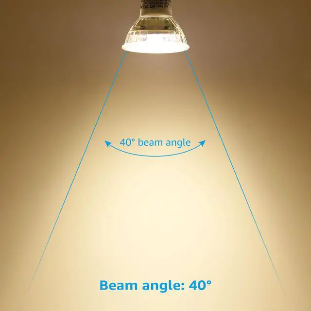 Alt view image 6 of 7 - Dimmable LED GU10 Spot Light Bulb, 5.3W (50W equivalent), 3000K Warm White, 380 Lumens, UL and Energy Star Certified, Pack of 6