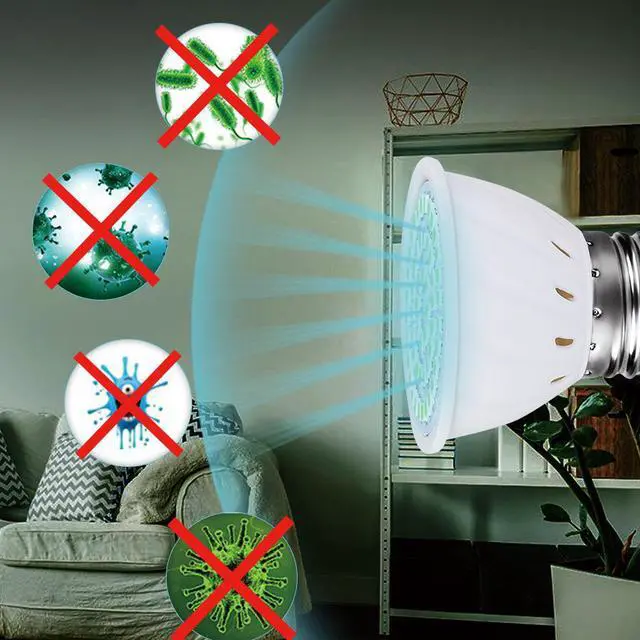 Alt view image 2 of 7 - UVC germicidal lamp disinfection LED bulbs virus-killing cross-border explosion lamps E27 110V