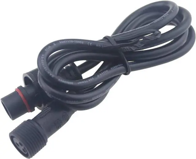 Main image of 1Pack 3M 9.84ft 3 Pin Extension Cable Wire Waterproof with Male and Female Connectors 0.75mm² for Car, Truck, Boat,Indoor/Outdoor LED Pixel Strip String Light