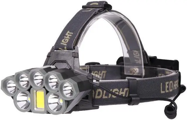 Alt view image 2 of 6 - 10W T6+XPE+COB LED HeadLight Lamp USB Headlamps