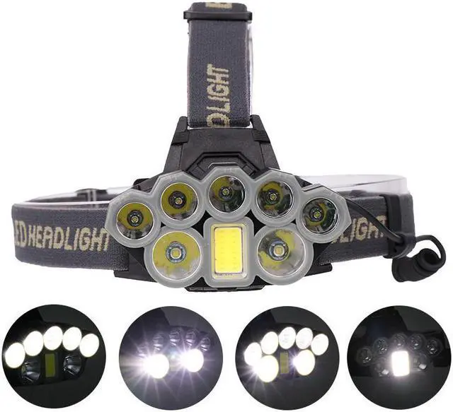 Main image of 10W T6+XPE+COB LED HeadLight Lamp USB Headlamps