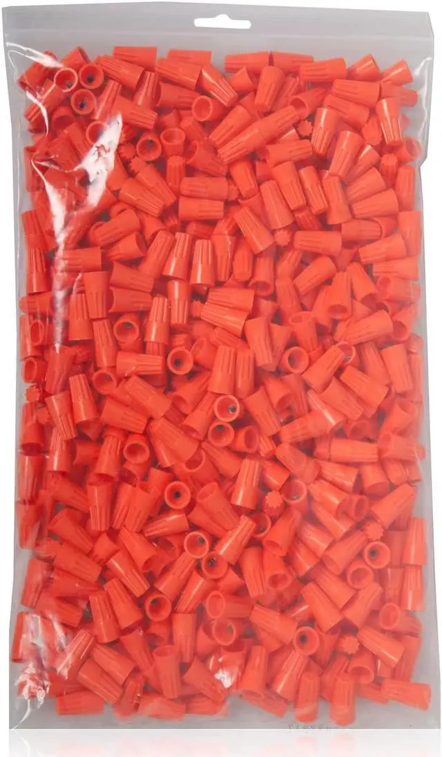 Main image of OmaiLighting Orange Electrical Wire Connector Screw Terminal (500 Pack)