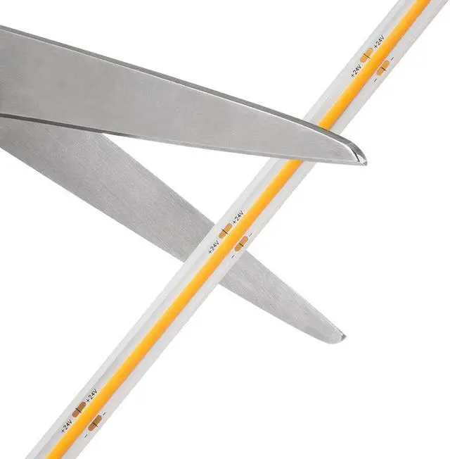 Alt view image 4 of 7 - OmaiLighting 5m White COB LED Strip Light - COB Series LED Tape Light - High CRI - 24V - IP65