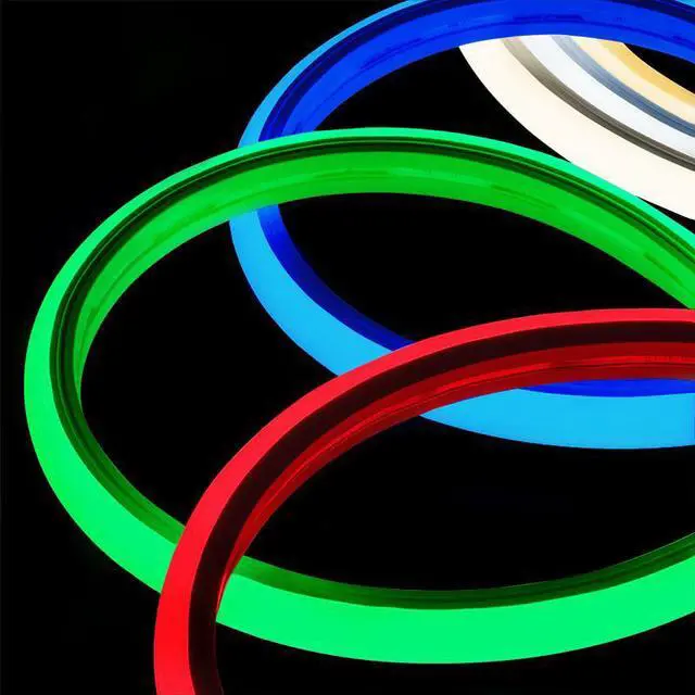 Alt view image 4 of 6 - OmaiLighting LED Neon Strip Light - 5m Top Bend Neon Flex - 24V - IP65 Blue