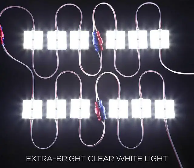 Alt view image 6 of 7 - LED Interior Light Kit for Auto Vehicle, 48 LEDs, Wet Location Applicable, 5000K Daylight White, UL-listed Lighting Kit for Van, Boat, Truck, Caravan, Sprinter, LWB, Dome Roof Ceiling Lights