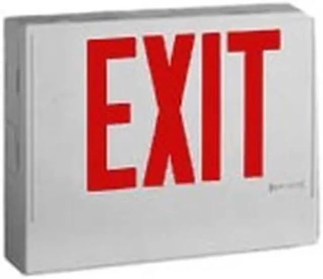 Alt view image 2 of 5 - COOPER LIGHTING LPX7 COOPER LIGHTING Plastic LED Exit Sign with Battery Backup