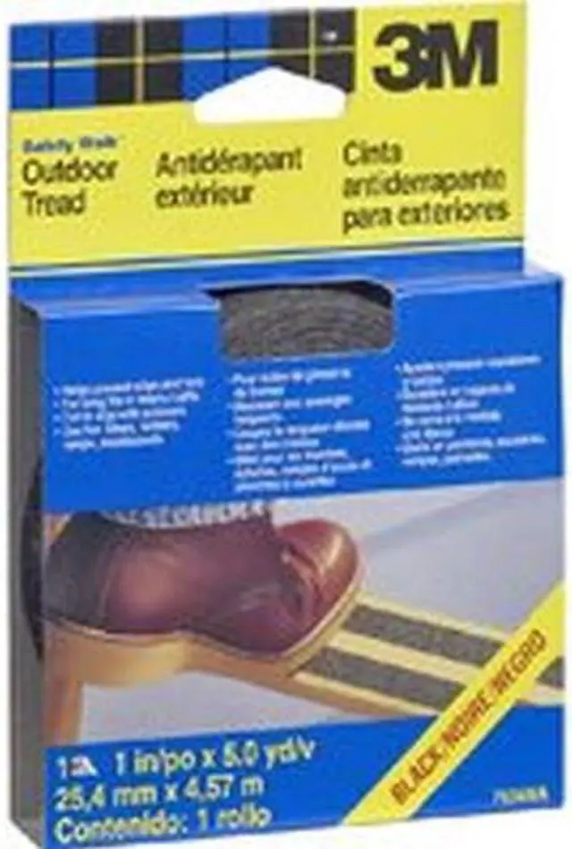 Main image of 3m 7634NA Black 1 inch X 15 Step Ladder Safety Treads