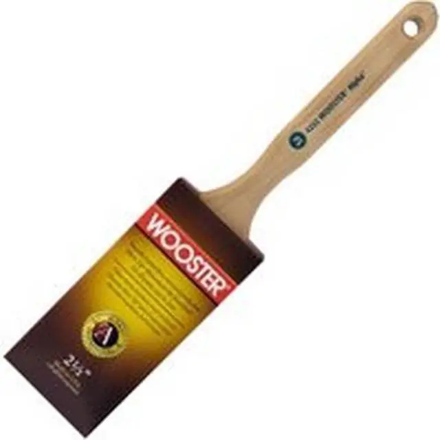 Alt view image 2 of 10 - WOOSTER 4232-2 1/2 2-1/2" Flat Sash Paint Brush, Micro Tip Bristle, Wood Handle