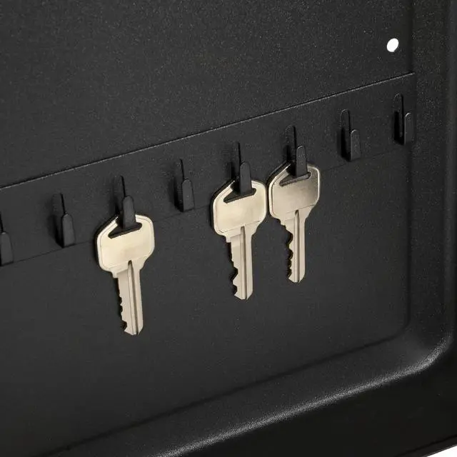 Alt view image 8 of 20 - Barska Key Cabinet, Wall Mount, 36 Keys Matte Steel AX11820