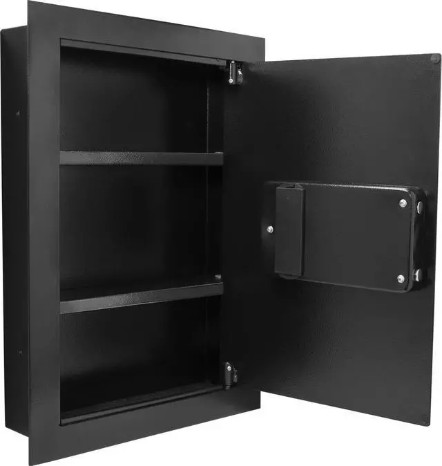 Alt view image 2 of 19 - Barska Black Biometric Wall Safe