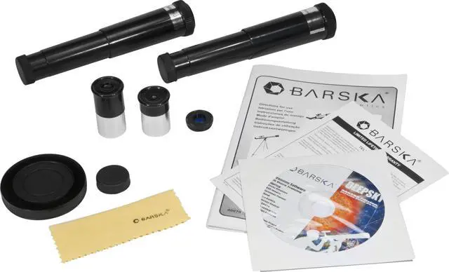 Alt view image 6 of 9 - Barska Starwatcher 450X50mm Refractor Telescope with Tripod 60050