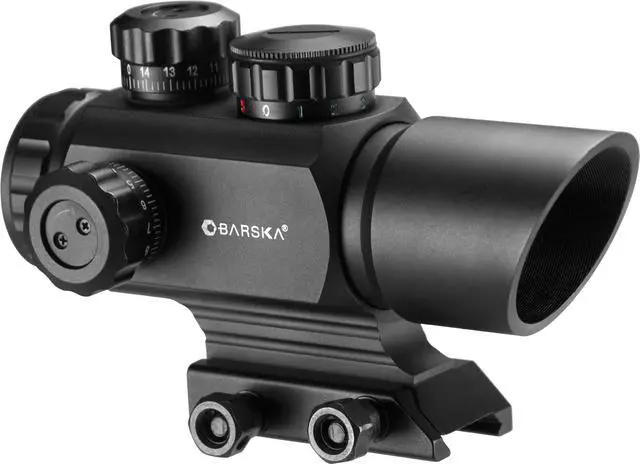 Alt view image 2 of 17 - Barska AR-X 1x35mm Multi Reticle Red Green Dot Scope