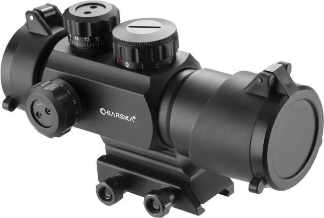 Alt view image 3 of 17 - Barska AR-X 1x35mm Multi Reticle Red Green Dot Scope