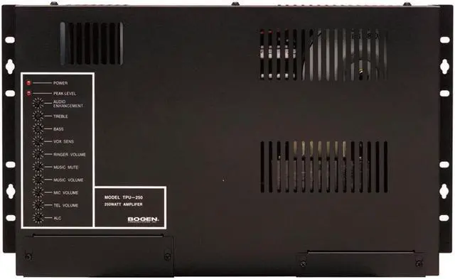 Alt view image 2 of 10 - Bogen Communications TPU250 Telephone Paging Amplifier