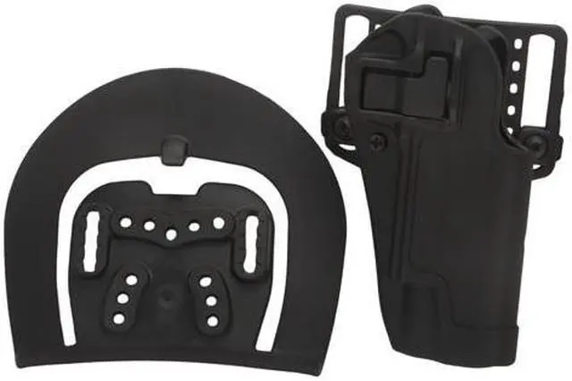 Alt view image 9 of 15 - BlackHawk 410503BK-R CQC Serpa Holster Black R/H Colt Government 1911 & Variants