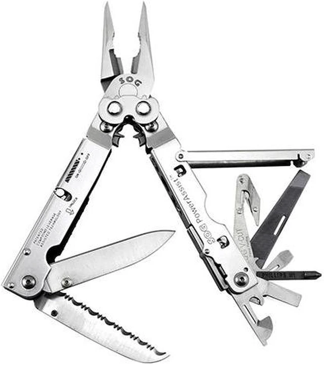 Alt view image 11 of 15 - Sog Multi-Tool,Black,16 Tools HAWA S66N-CP