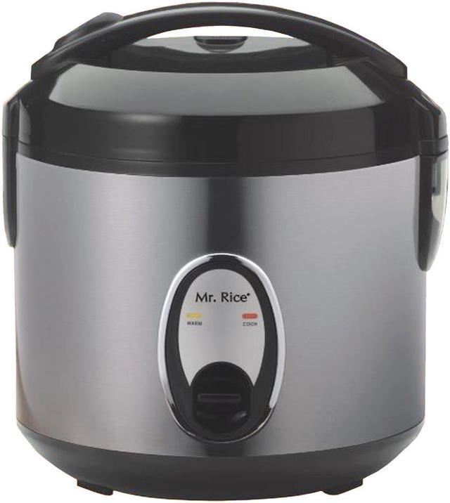 Rice Cooker, 12-Cup (Cooked), Stainless Steel